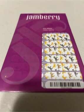 Jamberry Nail Wraps - White, Gold, Silver
